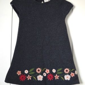 Zara girls dress with embroidery